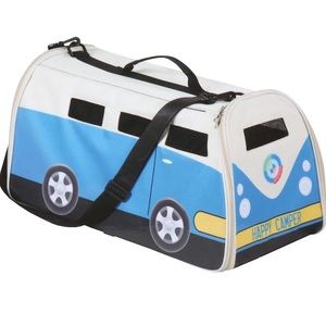 Retro Camper Pet Travel Carrier used twice. Puppies out grew carrier.